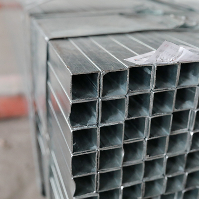 En S355jr Galvanized Square Tubing MTC Hot Dip Galvanized Square Tube