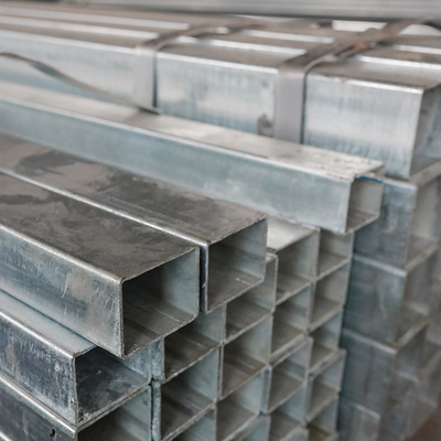 En S355jr Galvanized Square Tubing MTC Hot Dip Galvanized Square Tube